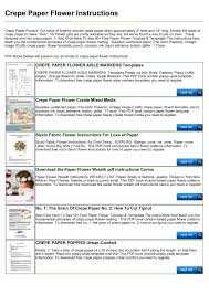 Shape templates applique templates templates printable free printables giant paper flowers paper roses diy flowers fabric flowers flower petal template. Crepe Paper Flower Instructions Nocread Com Pages 1 3 Flip Pdf Download Fliphtml5