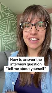 How to answer “tell me about yourself” in a job interview