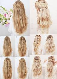 Diy Half Up Half Down Hairstyles Tutorials Prom Hairstyles Ideas Long Hair Halfuphalfdown Braid Half Up Half Down Hair Hair Tutorial Prom Hair Tutorial