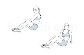 The cycling russian twist increases strength and stability through the core with an emphasis on the obliques. Russian Twist Illustrated Exercise Guide
