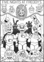 Immagini da colorare per bambini cartoni animati. 8 Five Nights At Freddy S Ideas Five Nights At Freddy S Fnaf Coloring Pages Five Night
