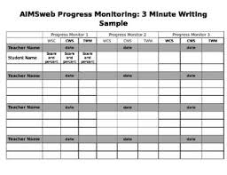 I Use This Chart To Keep Track Of Progress Monitoring Data
