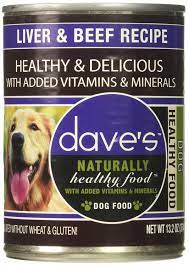 Daves Naturally Healthy Canned Dog Food Is A Holistic Formula Packed With The Finest Ingredients Nature Has Dog Food Recipes Healthy Liver Healthy Beef Recipes