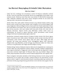 Pizza hut malaysia telah mengemukakan permohonan maaf secara terbuka melalui twitter semalam mengenai satu tweet yang menerima kecaman akibat menyentuh isu jantina dan agama. Pdf Isu Murtad Menyingkap Di Sebalik Tabir Murtadeen Ezry Fahmy Academia Edu