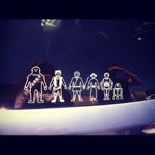 There Are Star Wars Stickers Family Car Stickers Family Stickers Star Wars Stickers