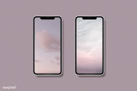 Phone Wallpaper Sky Handyhintergrundbild Pink Sky Mobile Phone Wallpaper Mockup Vector Premium Im In 2020 Mobile Phone Design Mobile Phone Covers Phone Cover Design