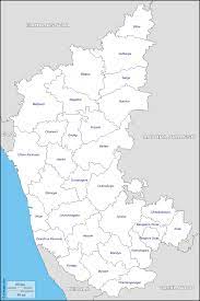 December 2018 current affairs : Karnataka Free Map Free Blank Map Free Outline Map Free Base Map Boundaries Districts Names Map Outline India Map Map