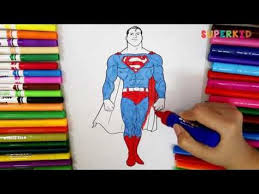 Coloring pages for kids ► please like comment subscribe to my channel to see more interesting videos ! Superman Coloring Pages Giant Superman Coloring Book For Kids Youtube