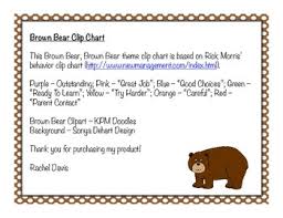 Brown Bear Clip Chart