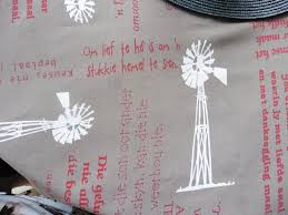 I'll be there with bells on. Interesting Table Cloth With Lovely Sayings To Read Picture Of The Coffee Shop Zeerust Tripadvisor