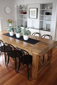 Once you have chosen the chairs you want and purchased them from where ever suits you we are. Rustic Dining Table Pairs With Bentwood Chairs Rustic Kitchen Tables Farmhouse Dining Rooms Decor Farmhouse Dining Room Table
