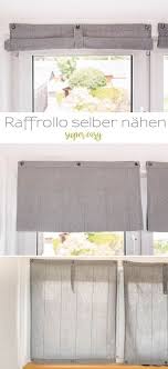 Diy Einfache Raffrollos Selber Nahen Leelah Loves Raffrollos Raffrollo Nahen Gerafft