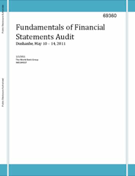 For over twenty years, heike mainhardt has consulted to a wide range of civil society organizations, the us government, the united nations, and the world. Fundamentals Of Financial Statements Audit