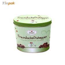 Premium Oval Chocolate Tin Containers Oval Tin Box Sedex Certified Tin Box Company Metal Tin Packaging Tin Containers Tin Boxes