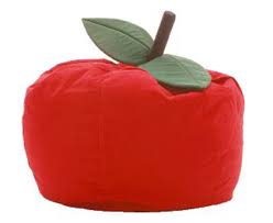 A Cute Little Apple Beanbag Chair Childrens Bean Bag Chair Bean Bag Chair Baby Bean Bag Chair