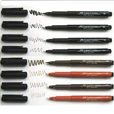 Faber Castell Pitt Artisan Pens Modelos De Canetas Material De Desenho Desenho