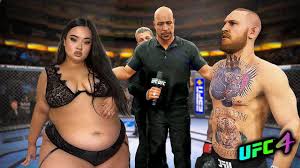 Conor McGregor vs. Erika Lipps | American blogger (EA sports UFC 4) -  YouTube