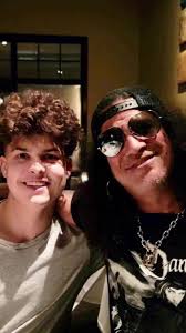 Slash and his Son, Christmas night. #slash #gunsnroses #usa #guitar  #guitarist #christmas #son #famous #fi #girls #guys #trending