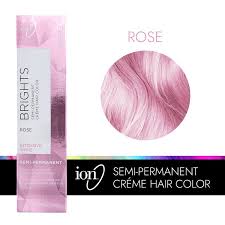 2.05 fl oz (pack of 1) 4.4 out of 5 stars. Rose Color Brilliance Brights Semi Permanent Hair Color By Ion Demi Semi Permanent Hair Color Sally Beauty