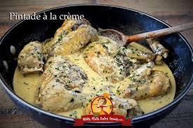 Pintade A La Creme Petits Plats Entre Amis Pintade Recette Recettes De Cuisine Plat