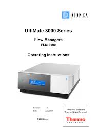 It is available in rapid separation (rs) and standard (sd) versions. Ultimate 3000 Series Flow Managers Flm Manualzz
