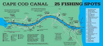 Cape Cod Canal Map Cape Cod Cape Fishing Tips