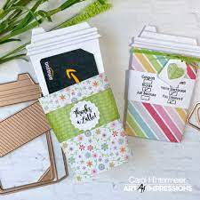 Check spelling or type a new query. 5222 Coffee Gift Card Holder Art Impressions