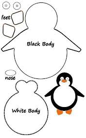 Template Penguin Winter Crafts Christmas Penguin Penguin Crafts