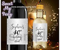 Marsala floral pregnancy announcement wine labels. 40th Silver Diamonds Birthday Party Personalized Wine Labels 40th Silver Diamonds Birthday Party Mini Wine Labels 50th Birthday Wine Labels 60th Sparkly Wine Labels Diamonds Wine Labels Birthday Wine Labels Silver Wine Labels Sweetmyparty Com