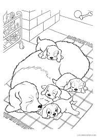 There are simple dog outlines for preschool kids to color in, adorably cute cartoon style dogs with personality, and gorgeously detailed designs for big kids and adults. Cute Puppies Coloring Pages Wearing Santa Hat Coloring4free Coloring4free Com
