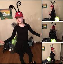 Firefly Lightning Bug Costume Ordered Antennae And Wings Extended Wings By Attaching Black Tulle With Hot Glue Glued Bug Costume Fly Costume Fancy Outfits