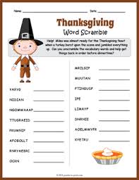 Here you can download a few good printable jumble word puzzles to descramble and complete. Free Thanksgiving Word Scramble Puzzle Worksheet Activity By Puzzles To Print