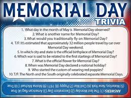 Many people observe memorial day by visiting grave sites, cemeteries or memorials and placing flowers, flags and more in honor of deceased loved ones. May Trivia Printable 35 Images May Wars Trivia Questions Jedi Wars Facts Trivial Pursuit Questions Matttroy Trivia With Free Printables