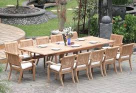 Amazon Com Wholesaleteak New 13 Pc Luxurious Grade A Teak Dining Set Large 117 Rectan Patio Furniture Dining Set Teak Patio Table Outdoor Dining Furniture