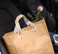 MORGIANA Washable Kraft Paper Bags, Rusable Shopping Tote Bag, Diaper Bag  Tote, Eco Market Bag Tote Bag