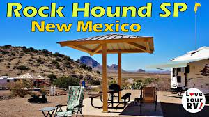 Park also has a scenic campground with far reaching views over the desert plains to the west. Camping At Rock Hound State Park New Mexico Youtube