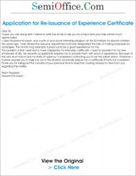 That also shows that you have work experience certificate. Application Letter Experience Certificate Request Letter For Experience Certificate Letter