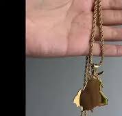 Olivia 18K Custom Letter Logo Necklace Wholesale Twist Cuboid Pendant  Necklace Stainless Steel Fashion Necklace for Women Men