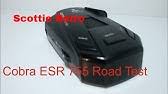 Have a radar detector on your side with the esd9290 from cobra. Cobra Esd 9275 Radar Laser Detector Youtube