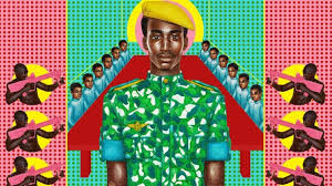 Thomas sankara met en place de nombreuses réformes dans le domaine de l'éducation, de l'agriculture et de la santé. Realcoolshxt On Twitter Pierre Christophe Gam Paying Homage To Thomas Sankara Art Burkinafaso African Thomassankara Realcoolshxt