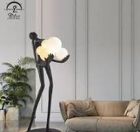 Modern Style Interior-Lighting Hotel Standing Light Model Man LED Floor Lamp