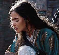 I don't spend time like I really should — LYDIA PECKHAM as Priscilla of  Nottingham Robin...