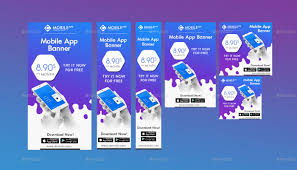 Mobile App Banner Pack Banner Ads Mobile App Pop Up Banner