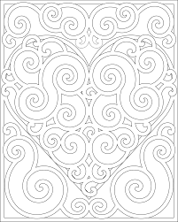 Swirly Heart To Color Pattern Coloring Pages Mandala Coloring Pages Coloring Pages