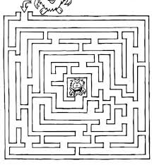 Easy Printable Mazes Find The Good Road Easy Maze Printable Mazes Maze Maze Puzzles