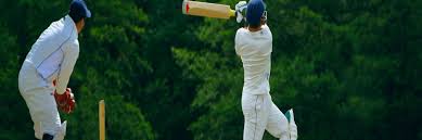 Cooles design zeigt einen spieler beim abschlag mit schläger und einem schönen schriftzug für alle cricketspieler. Sport In Indien Indien Aktuell