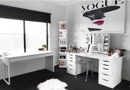 Black And White Makeup Vanity Ideas Makeup Room Office Chic 25 Ideas For 2019 Glam Room Room Layout Beauty Room