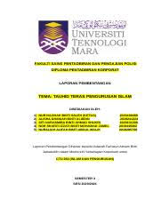Diploma ni bawah fakulti sains pentadbiran dan pengajian polisi and the faculty is located in seremban. Assignment Ctu263 Latest Docx Fakulti Sains Pentadbiran Dan Pengajian Polisi Diploma Pentadbiran Korporat Laporan Pembentangan Tema Tauhid Teras Course Hero