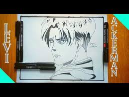 The story follows eren yeager, who vows to exterminate the titans after a titan brings about the destruction of his hometown and the death of h. Drawing Levi Ackerman In Black And White Attack On Titan Season 4 é€²æ'ƒã®å·¨äºº Youtube