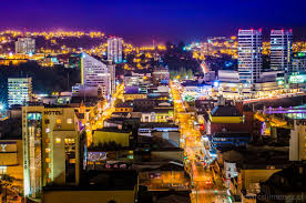 Noche En Puerto Montt Chile Puerto Montt Puerto Montt Chile Puerto